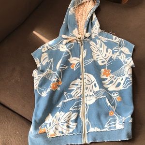 sleeveless billabong hoodie